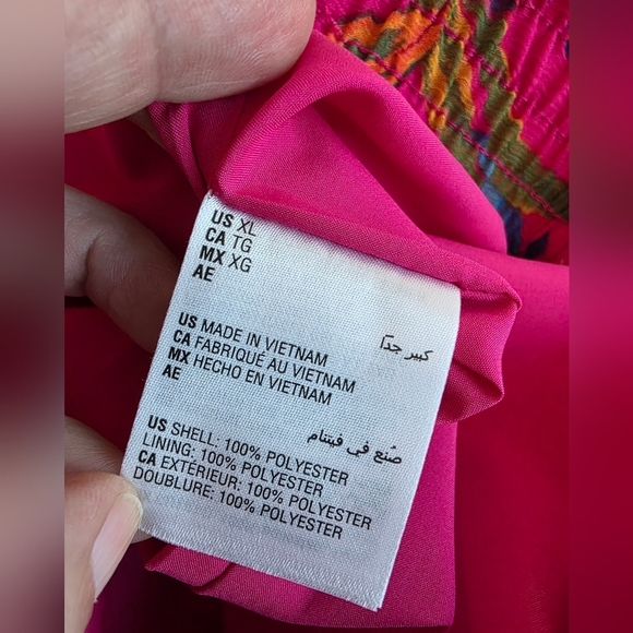 INC International Concepts Floral Wide Leg Pants Size XL - Picture 7 of 7